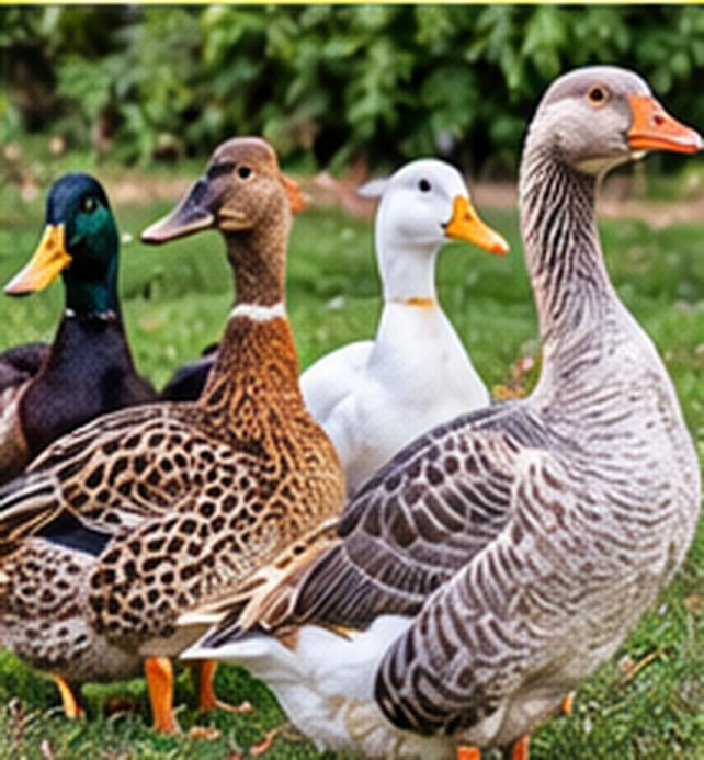 Ducks and geese