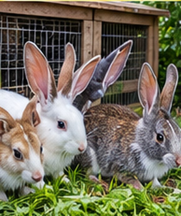 Rabbits at Vinfarm