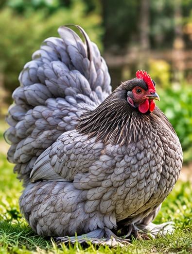 Pekin bantam chickens