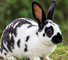 Checkered Giant rabbit