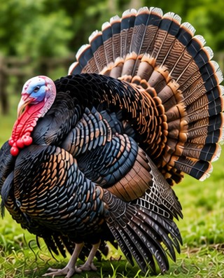 Bronze turkey at Vinfarm